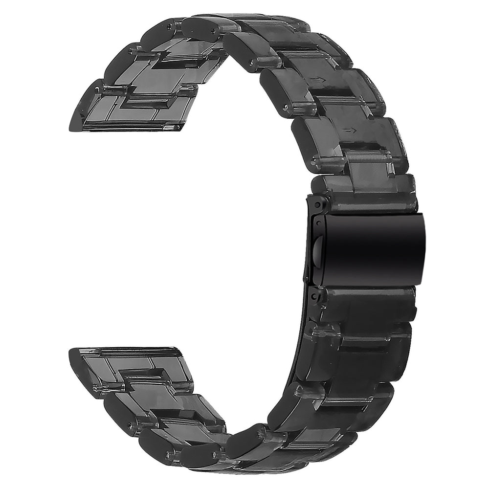 For FITVII Waterproof Watch Strap Replacement Resin Watch Band - Chocolate