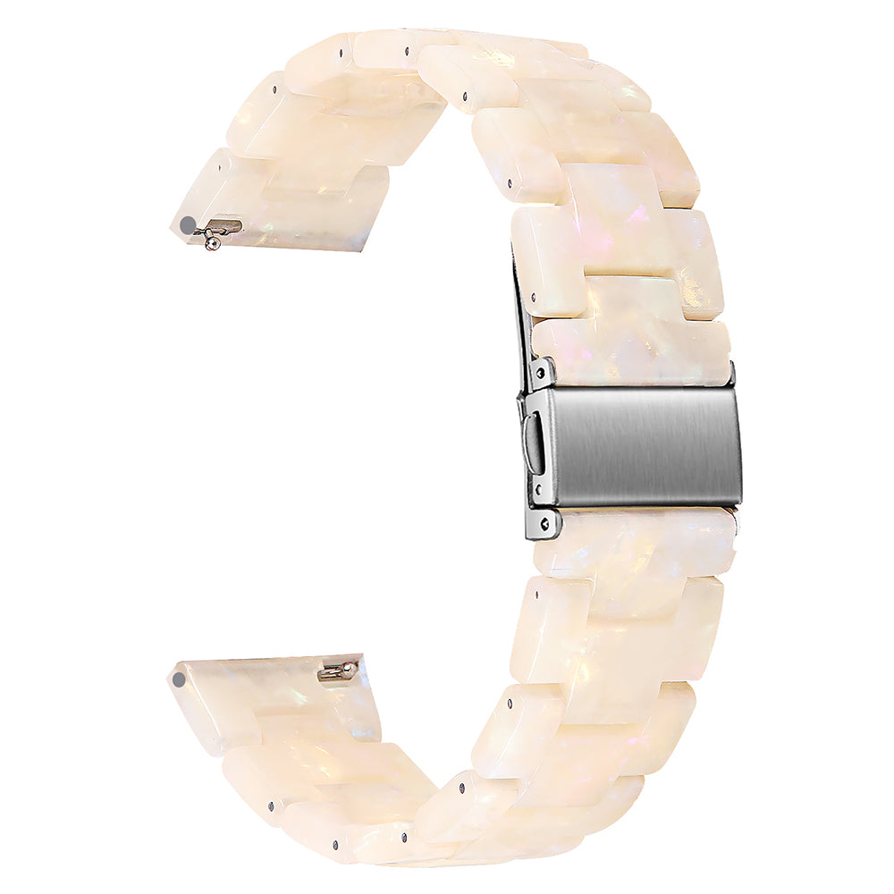 For FITVII Waterproof Watch Strap Replacement Resin Watch Band - Chocolate