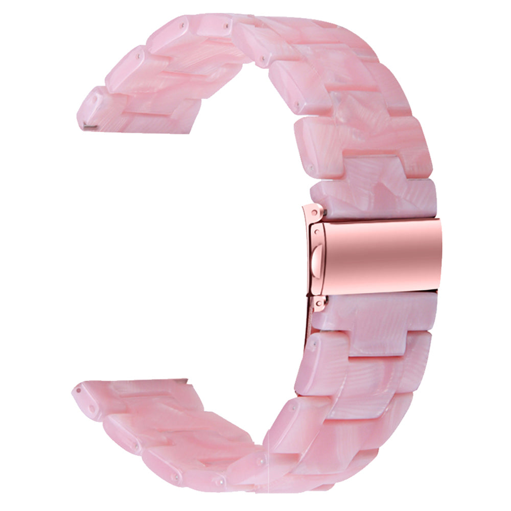 For FITVII Waterproof Watch Strap Replacement Resin Watch Band - Chocolate
