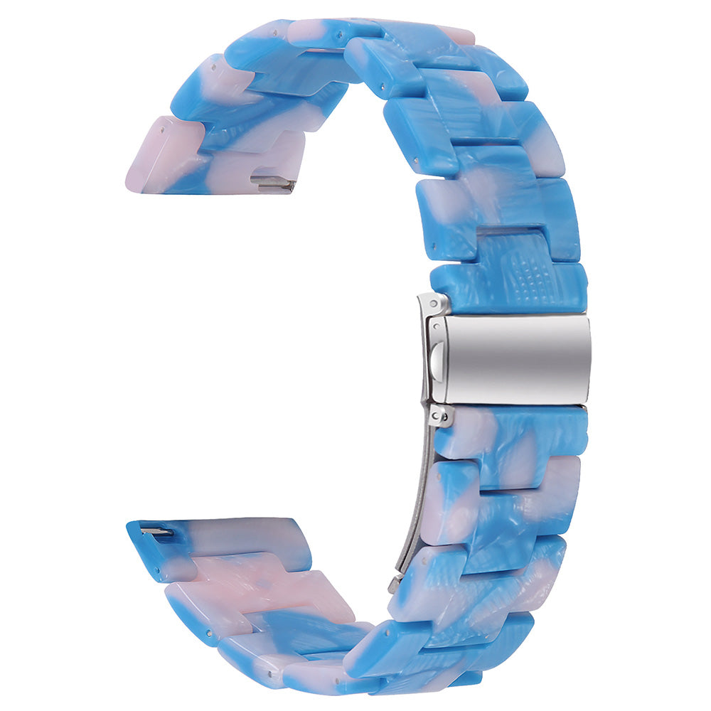 For AGPTEK LW31 Replacement Band Waterproof Resin Sports Watch Strap - Leopard Printed