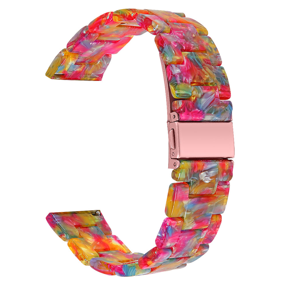 For Popglory Replacement Strap Waterproof Resin Sports Watch Band - Leopard Printed