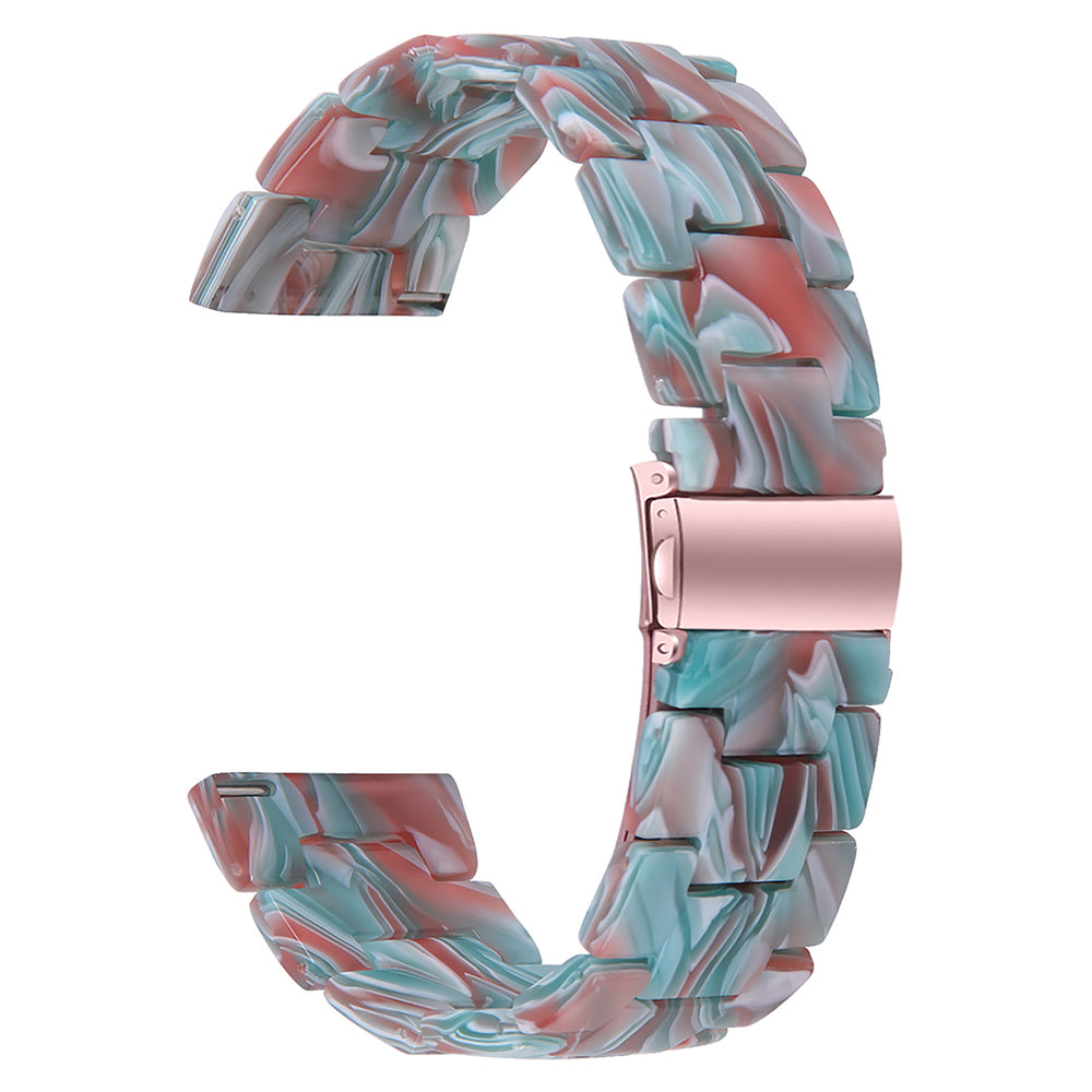For Popglory Replacement Strap Waterproof Resin Sports Watch Band - Leopard Printed