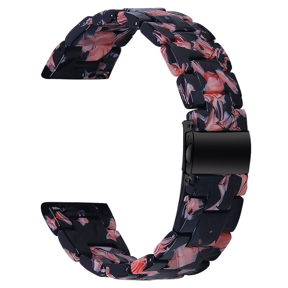 For Popglory Replacement Strap Waterproof Resin Sports Watch Band - Leopard Printed