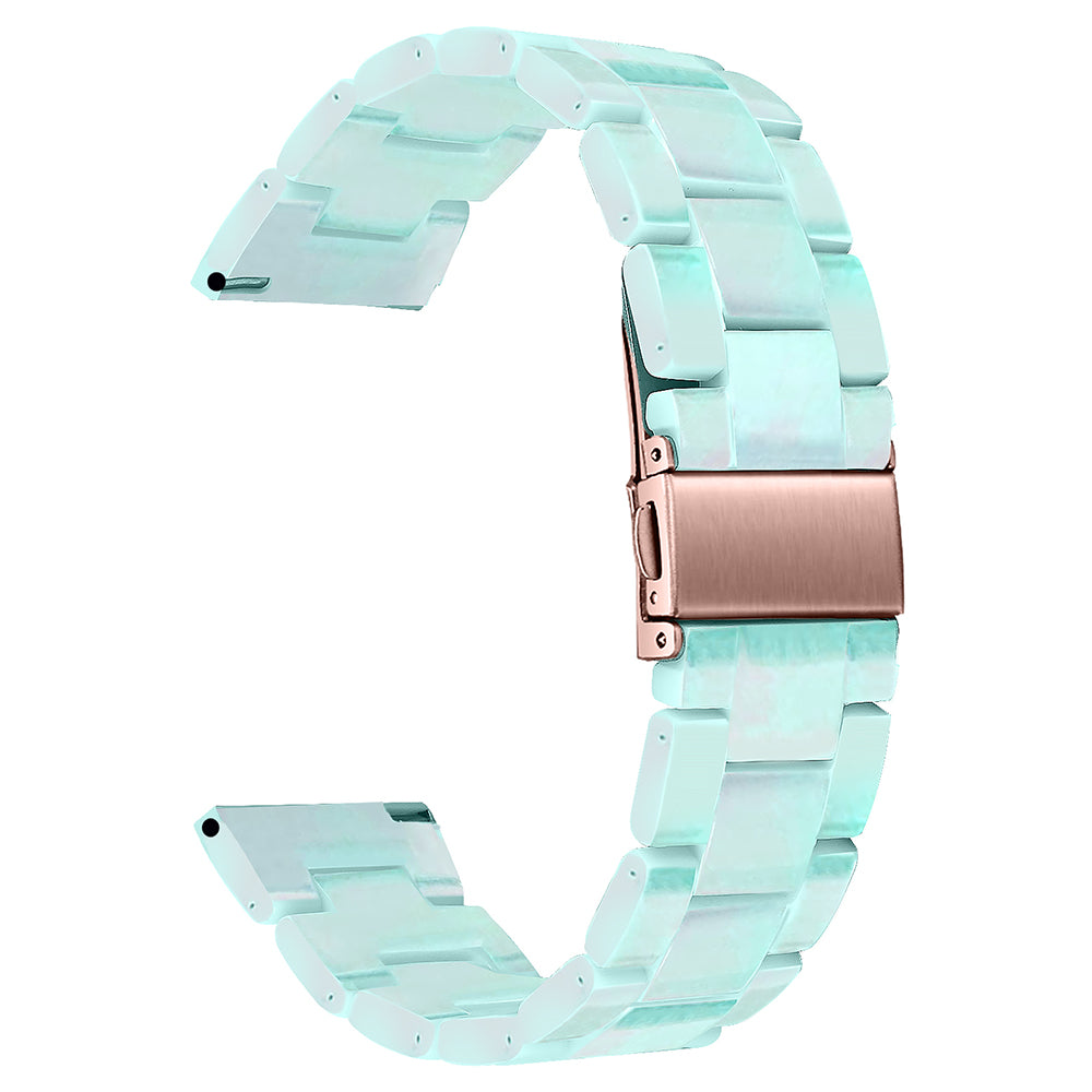 For Popglory Replacement Strap Waterproof Resin Sports Watch Band - Leopard Printed