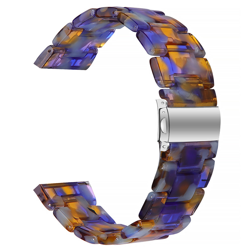 For Popglory Replacement Strap Waterproof Resin Sports Watch Band - Leopard Printed