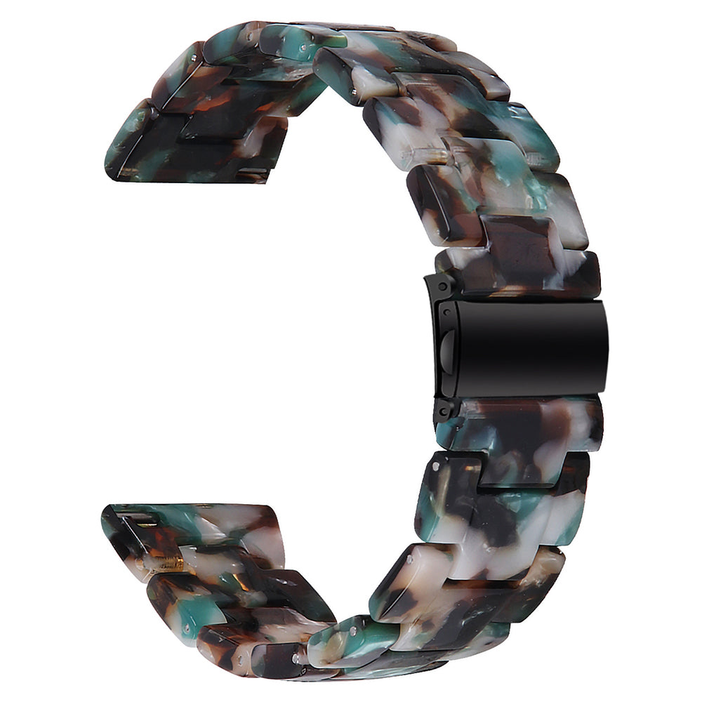 For Popglory Replacement Strap Waterproof Resin Sports Watch Band - Leopard Printed