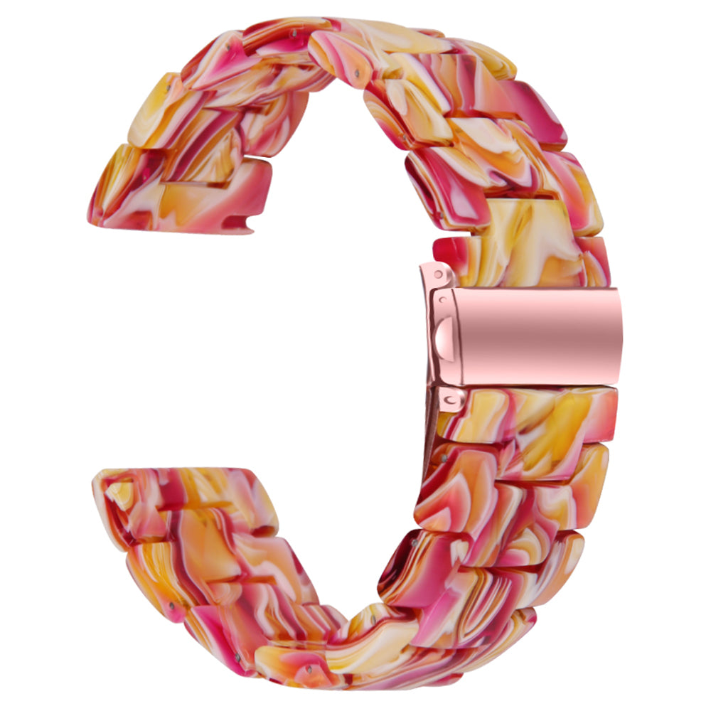For Popglory Replacement Strap Waterproof Resin Sports Watch Band - Leopard Printed