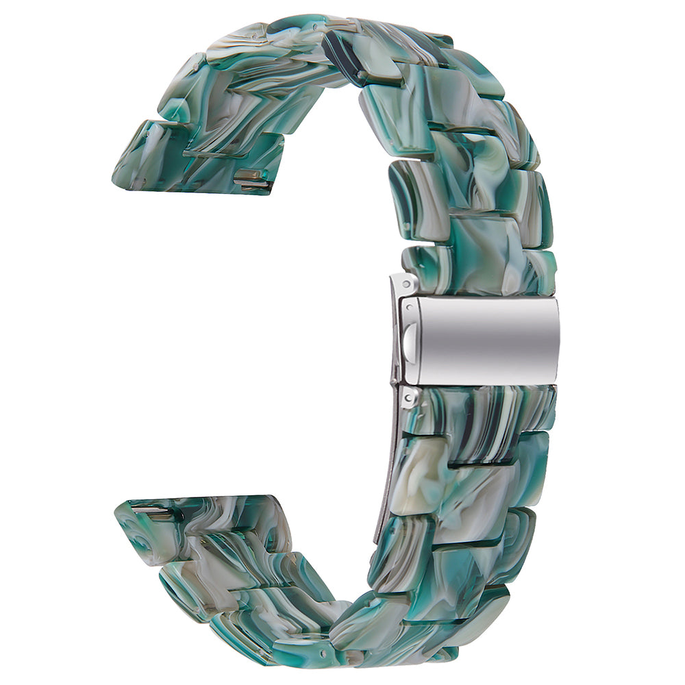 For Popglory Replacement Strap Waterproof Resin Sports Watch Band - Leopard Printed