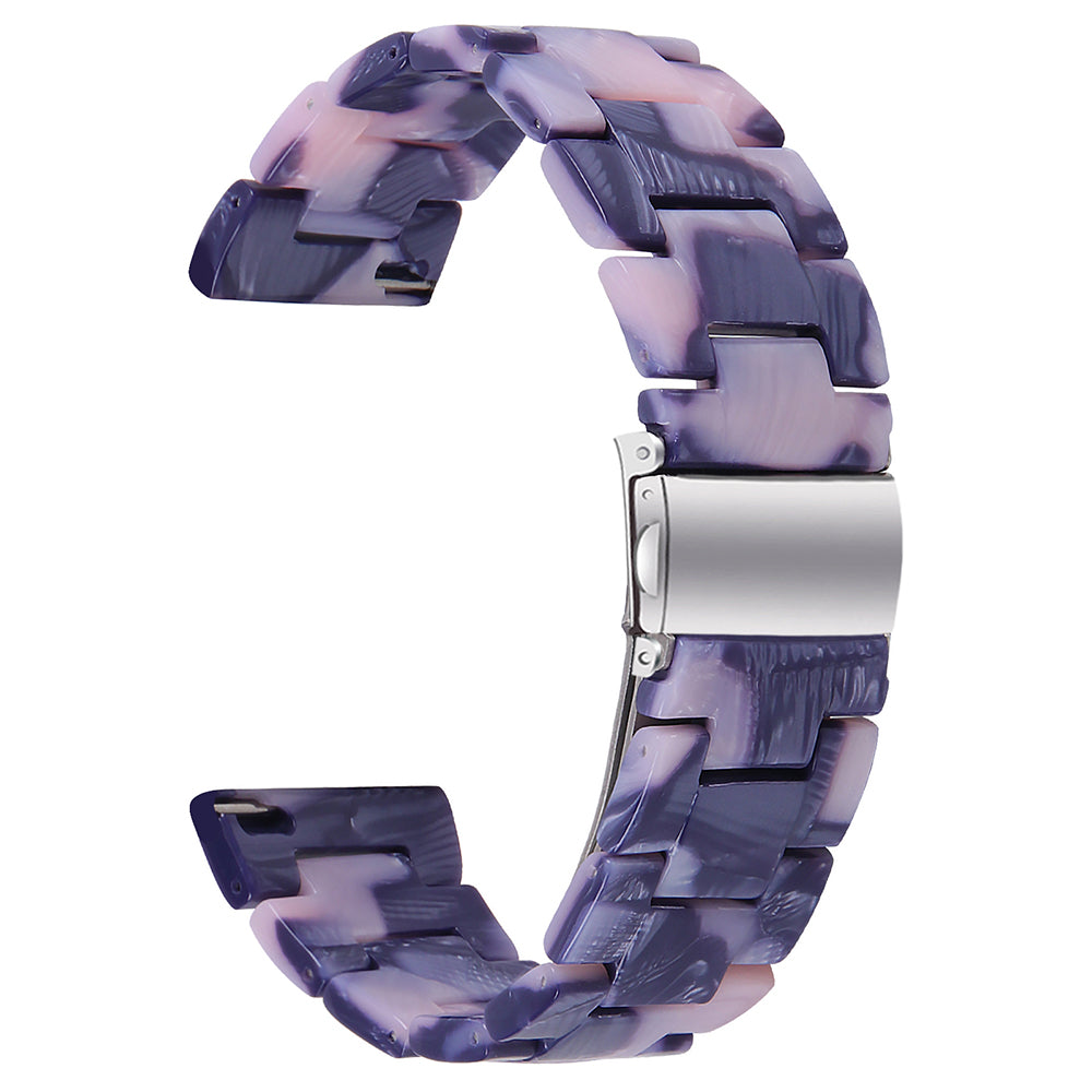For Popglory Replacement Strap Waterproof Resin Sports Watch Band - Leopard Printed