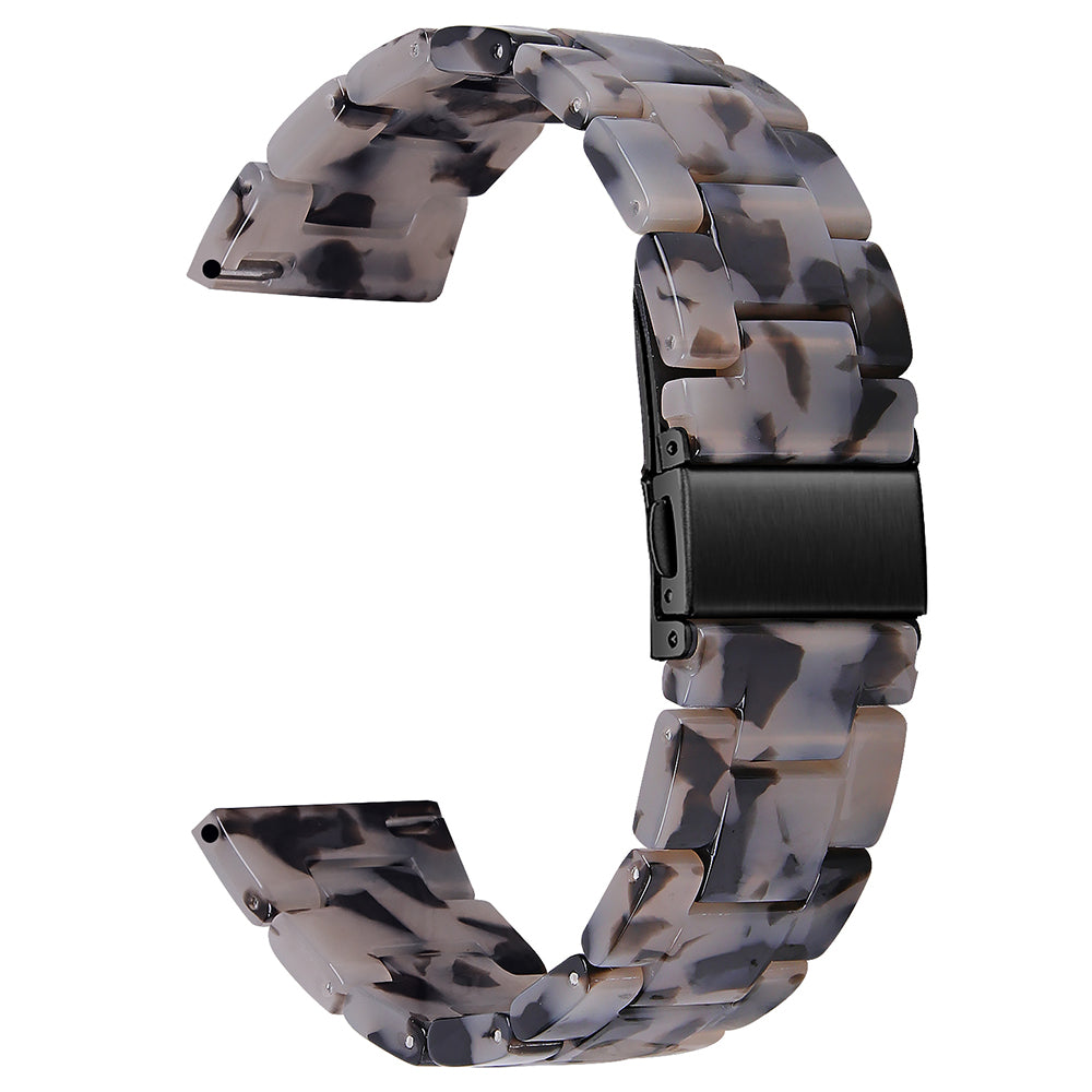 For Popglory Replacement Strap Waterproof Resin Sports Watch Band - Leopard Printed