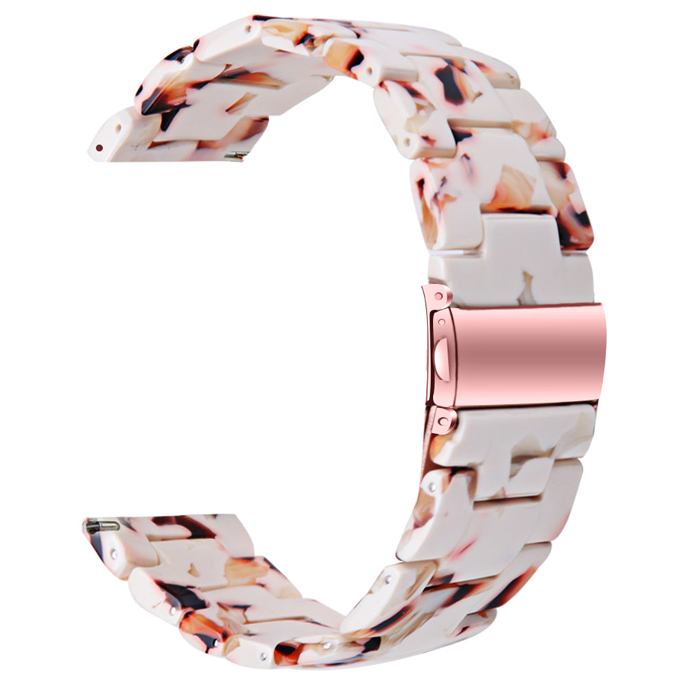For Popglory Replacement Strap Waterproof Resin Sports Watch Band - Leopard Printed