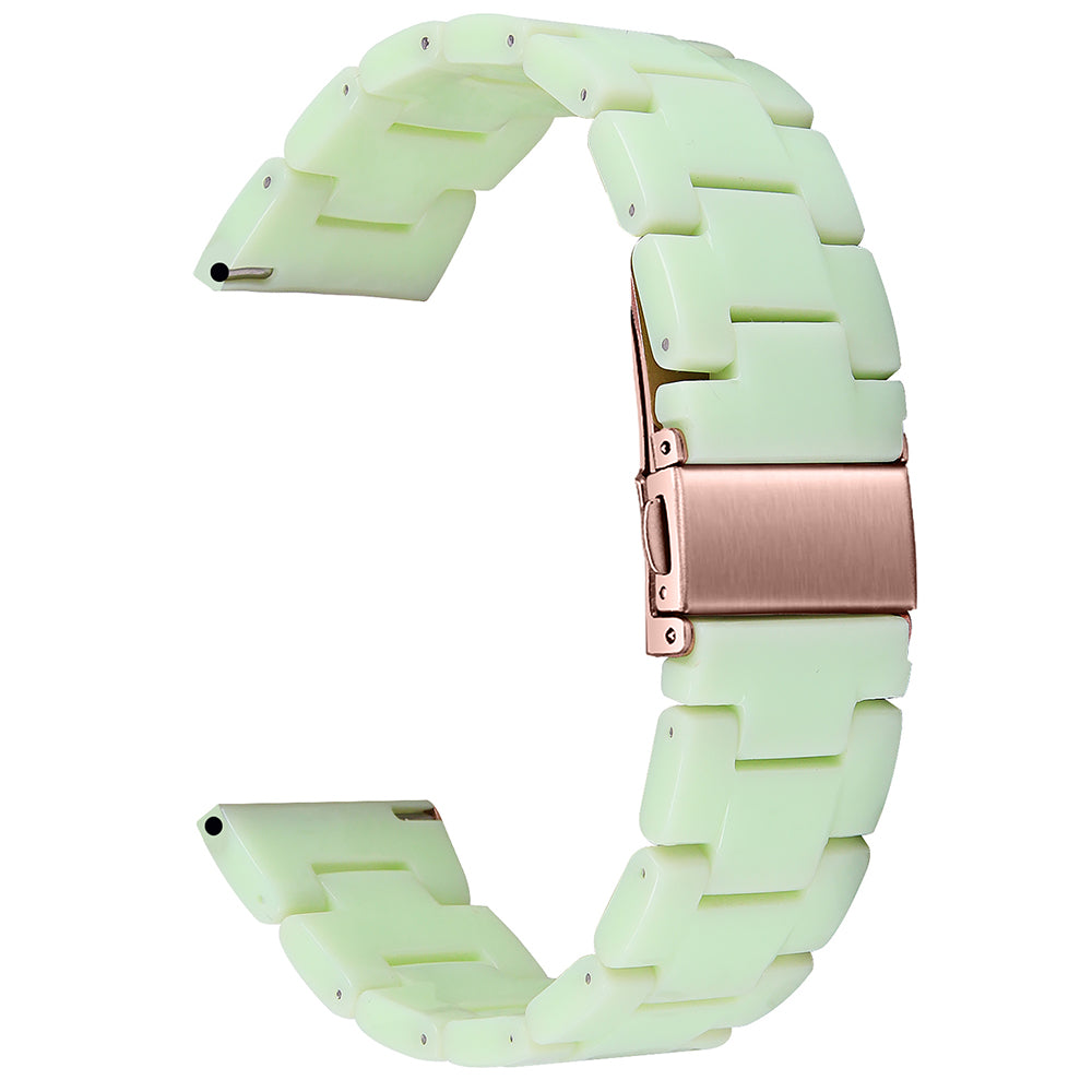 For Popglory Replacement Strap Waterproof Resin Sports Watch Band - Leopard Printed