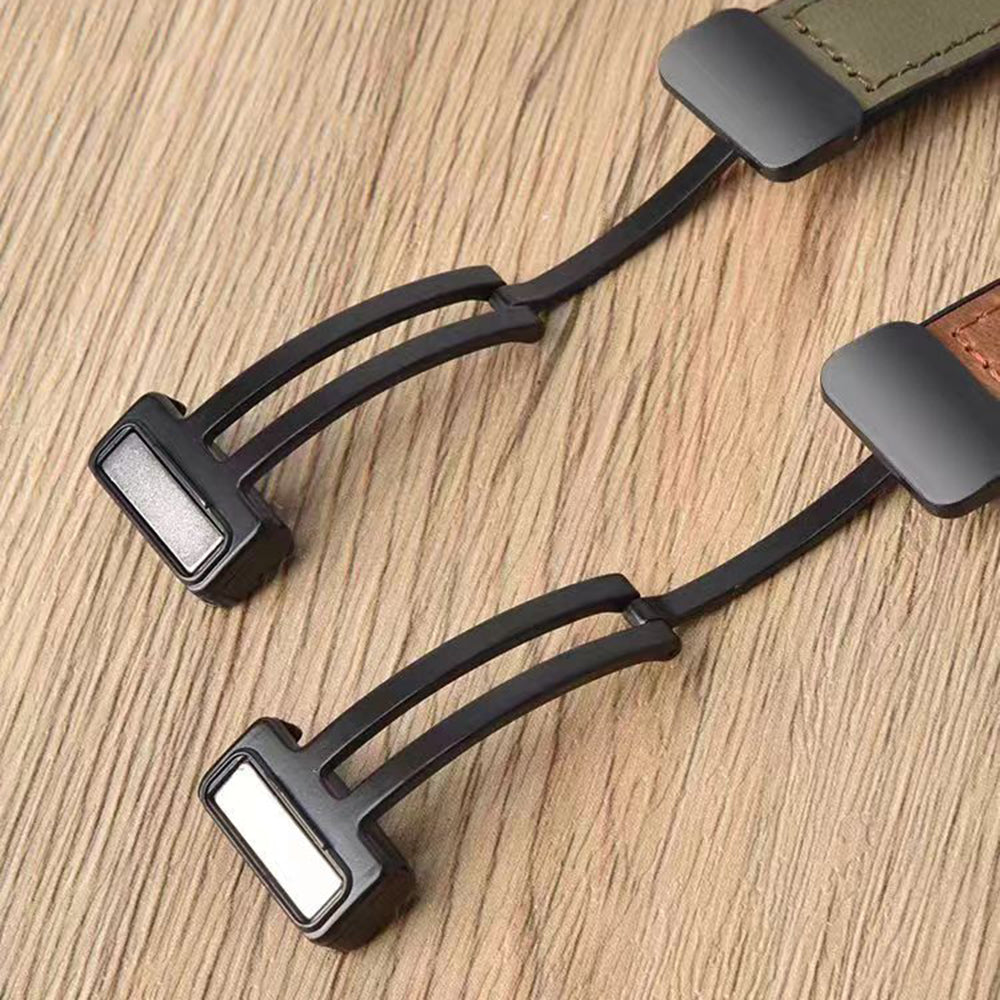 For Apple Watch Ultra 2 Ultra 49mm  /  9 8 7 45mm  /  SE (2023) SE (2022) SE 6 5 4 44mm  /  3 2 1 42mm Genuine Cow Leather Band - Grey