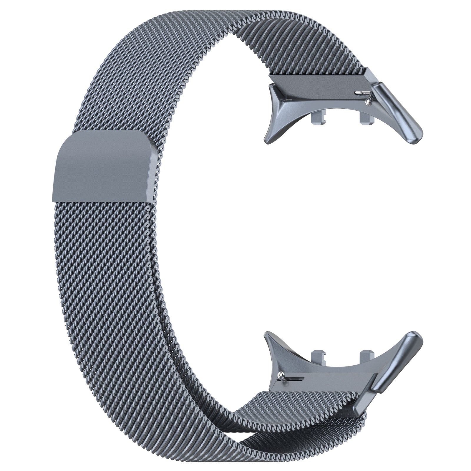 For vivo Watch 3 Magnetic Stainless Steel Milanese Strap Replacement Wrist Band - Space Grey