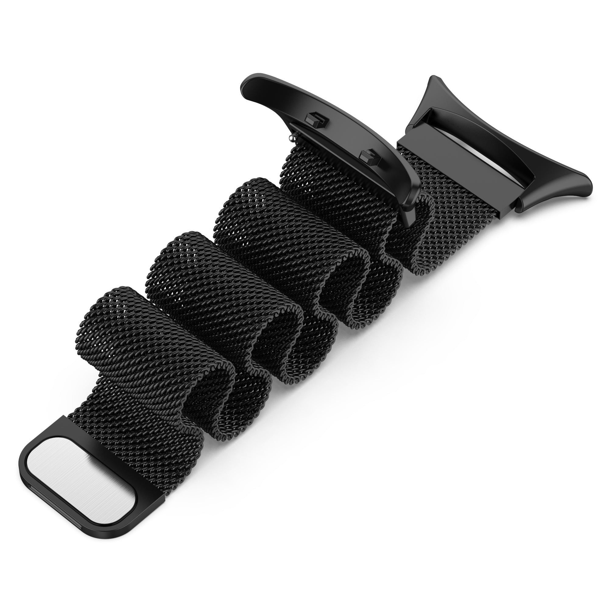 For vivo Watch 3 Magnetic Stainless Steel Milanese Strap Replacement Wrist Band - Space Grey