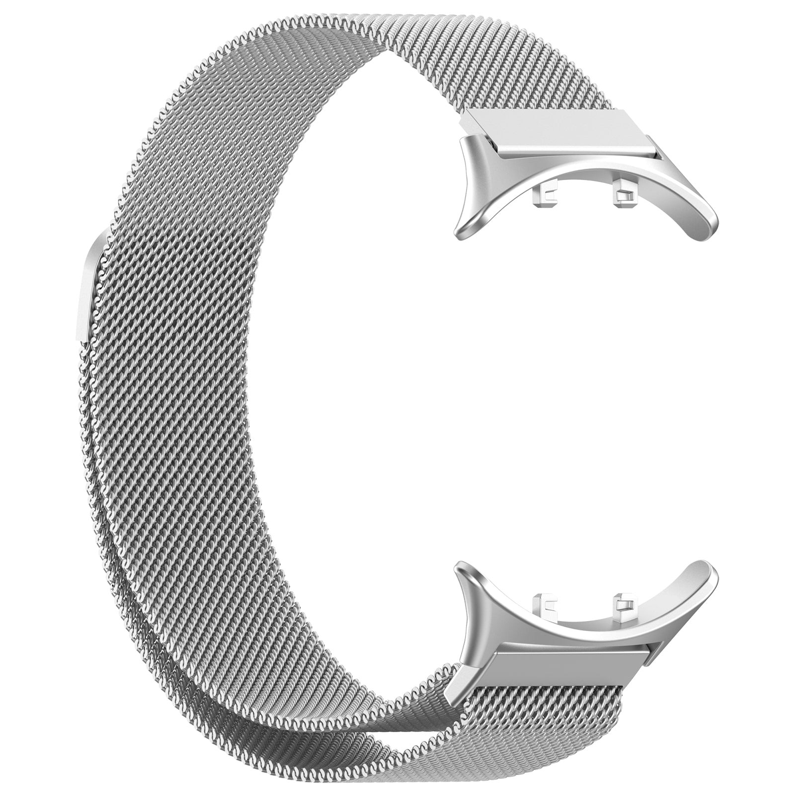 For vivo Watch 3 Replacement Wrist Band Stainless Steel Mesh Milanese Watch Strap - Silver