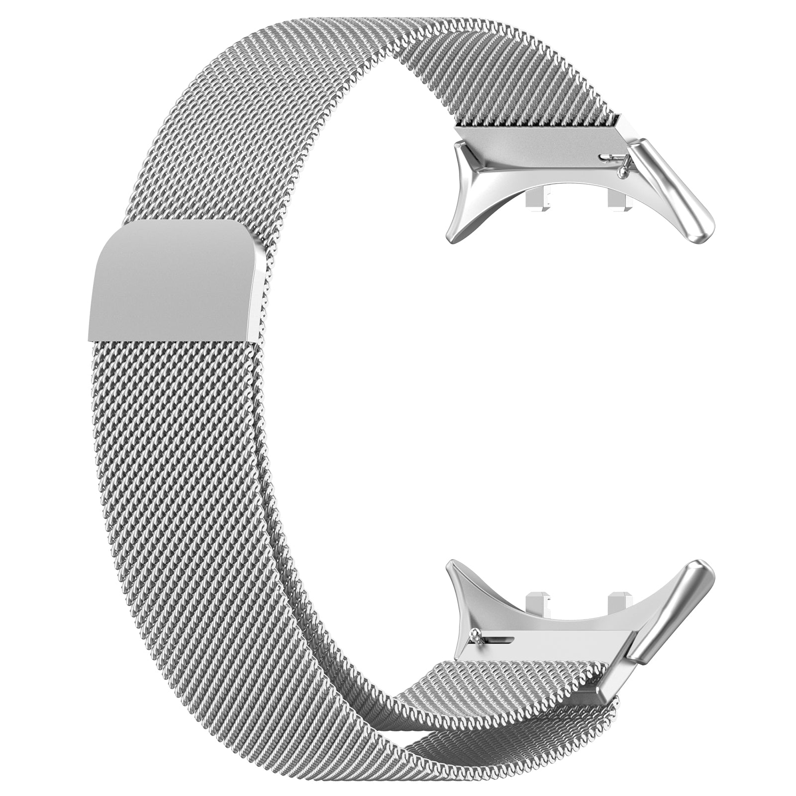 For vivo Watch 3 Replacement Wrist Band Stainless Steel Mesh Milanese Watch Strap - Silver