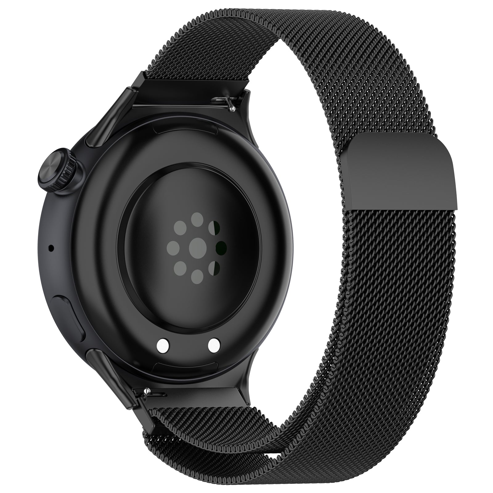 For vivo Watch 3 Magnetic Stainless Steel Milanese Watch Strap Adjustable Wrist Band - Black