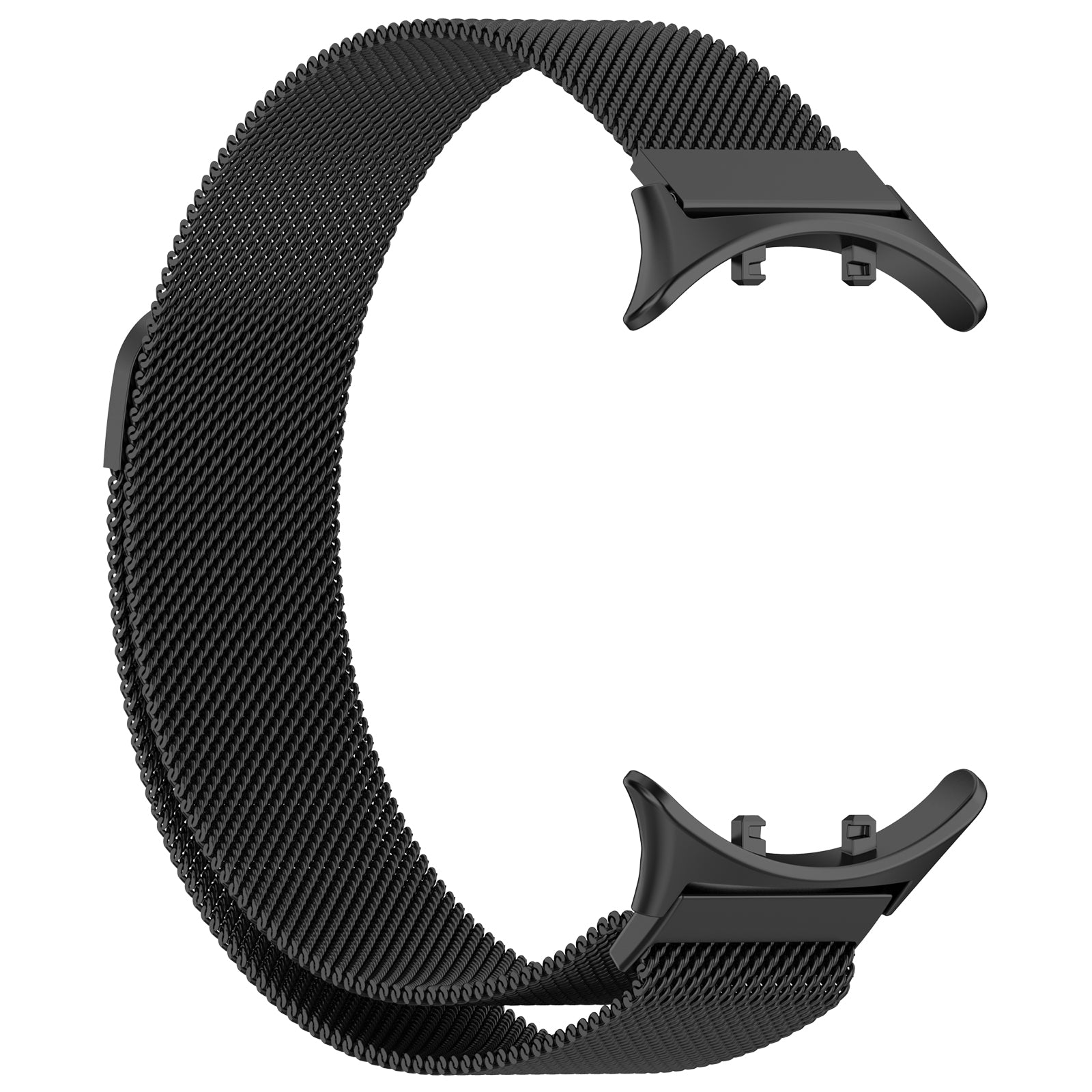 For vivo Watch 3 Magnetic Stainless Steel Milanese Watch Strap Adjustable Wrist Band - Black