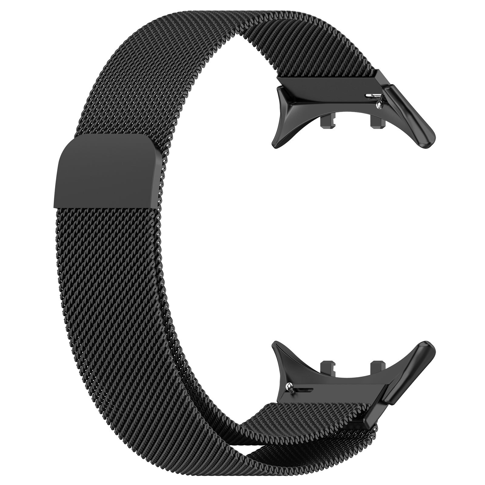 For vivo Watch 3 Magnetic Stainless Steel Milanese Watch Strap Adjustable Wrist Band - Black