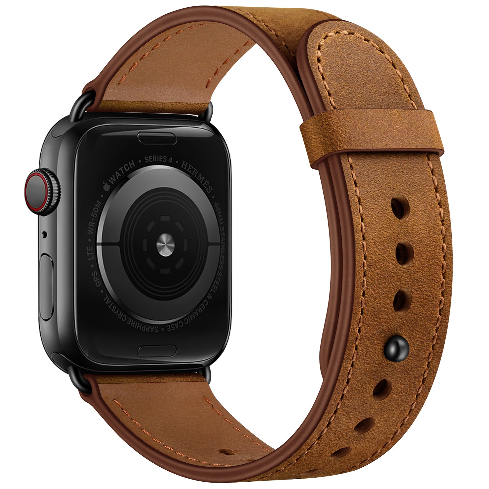 For Apple Watch Ultra 2 Ultra 49mm  /  9 8 7 45mm  /  SE (2023) SE (2022) SE 6 5 4 44mm  /  3 2 1 42mm Watch Band Strap - Leopard