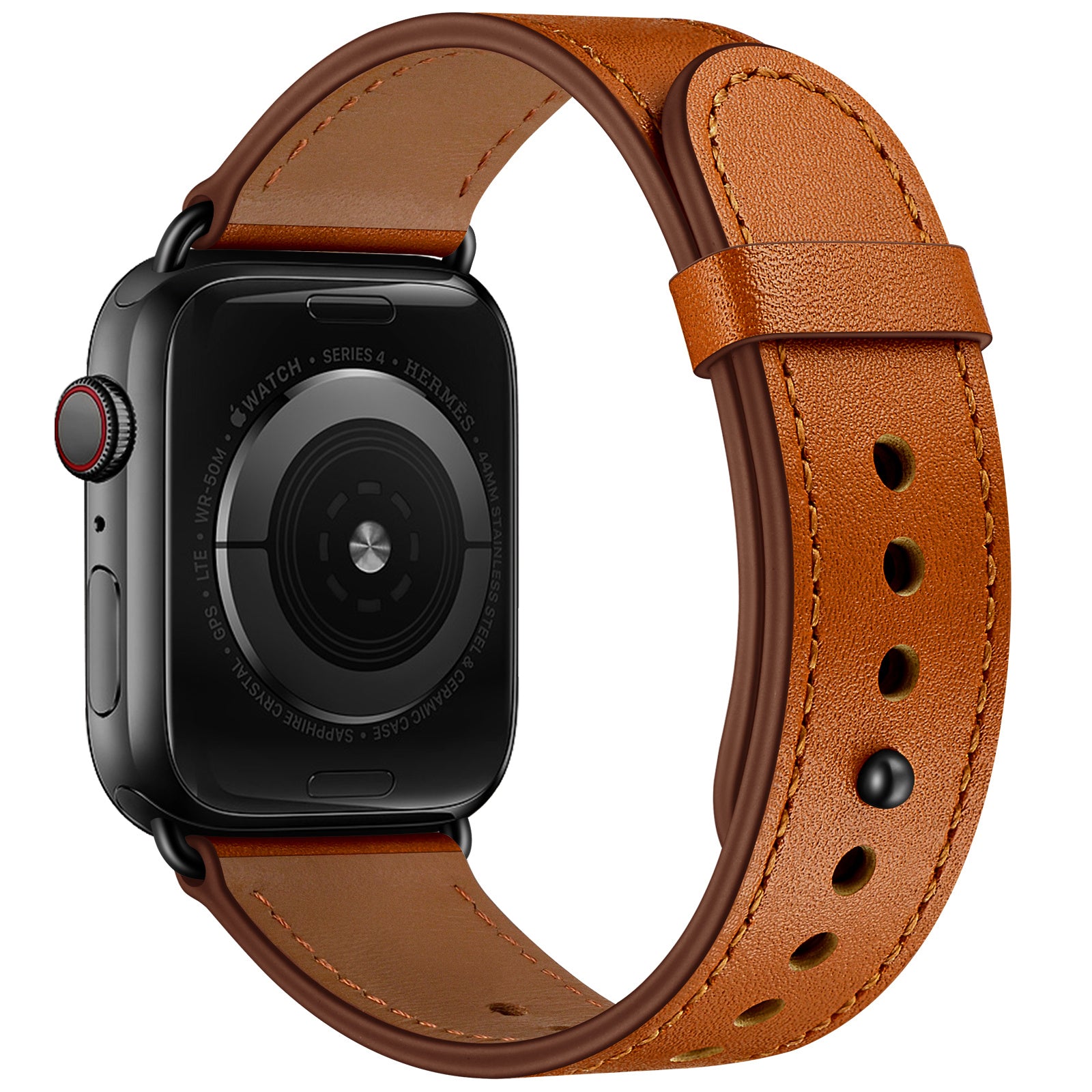 For Apple Watch Ultra 2 Ultra 49mm  /  9 8 7 45mm  /  SE (2023) SE (2022) SE 6 5 4 44mm  /  3 2 1 42mm Watch Band Strap - Leopard