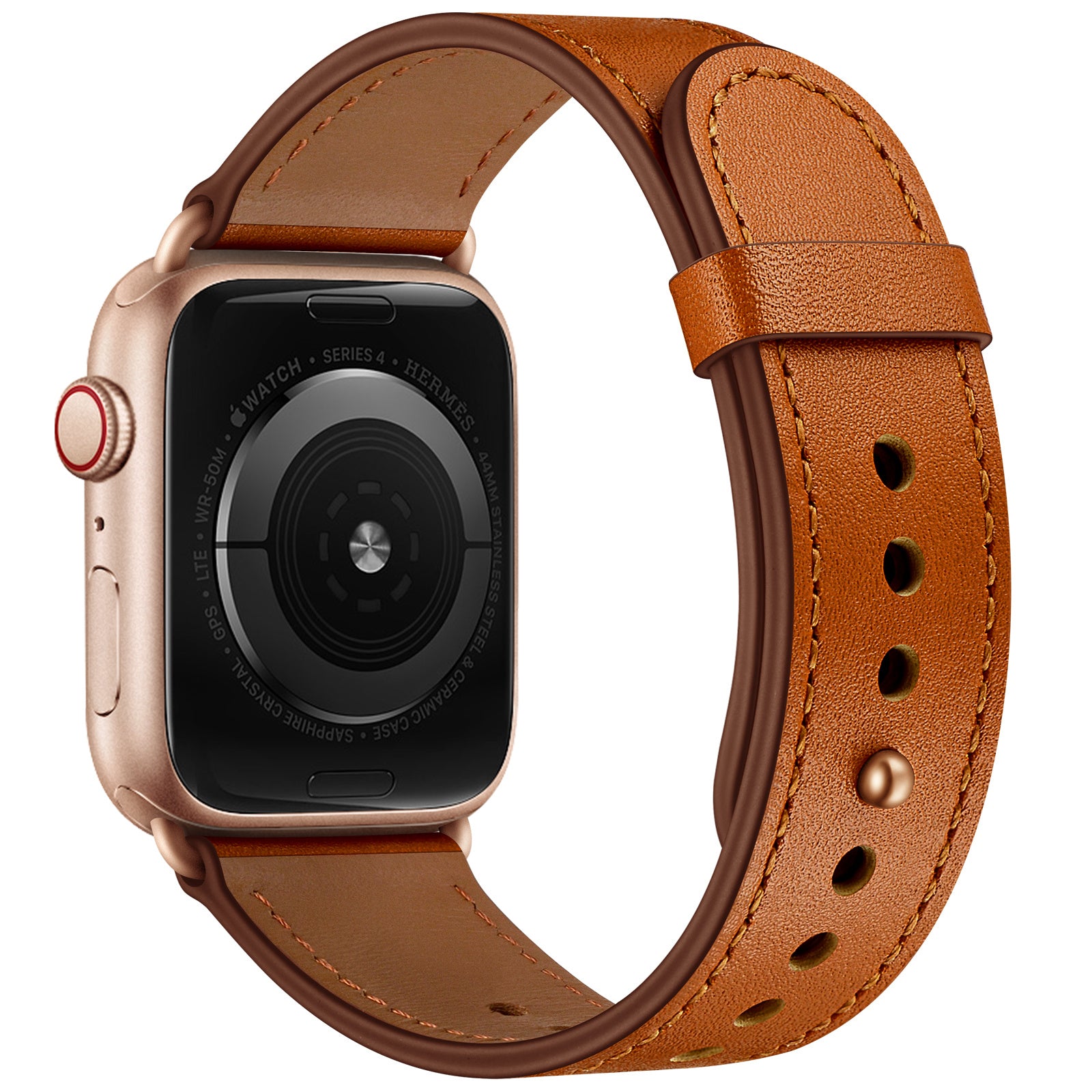 For Apple Watch Ultra 2 Ultra 49mm  /  9 8 7 45mm  /  SE (2023) SE (2022) SE 6 5 4 44mm  /  3 2 1 42mm Watch Band Strap - Leopard