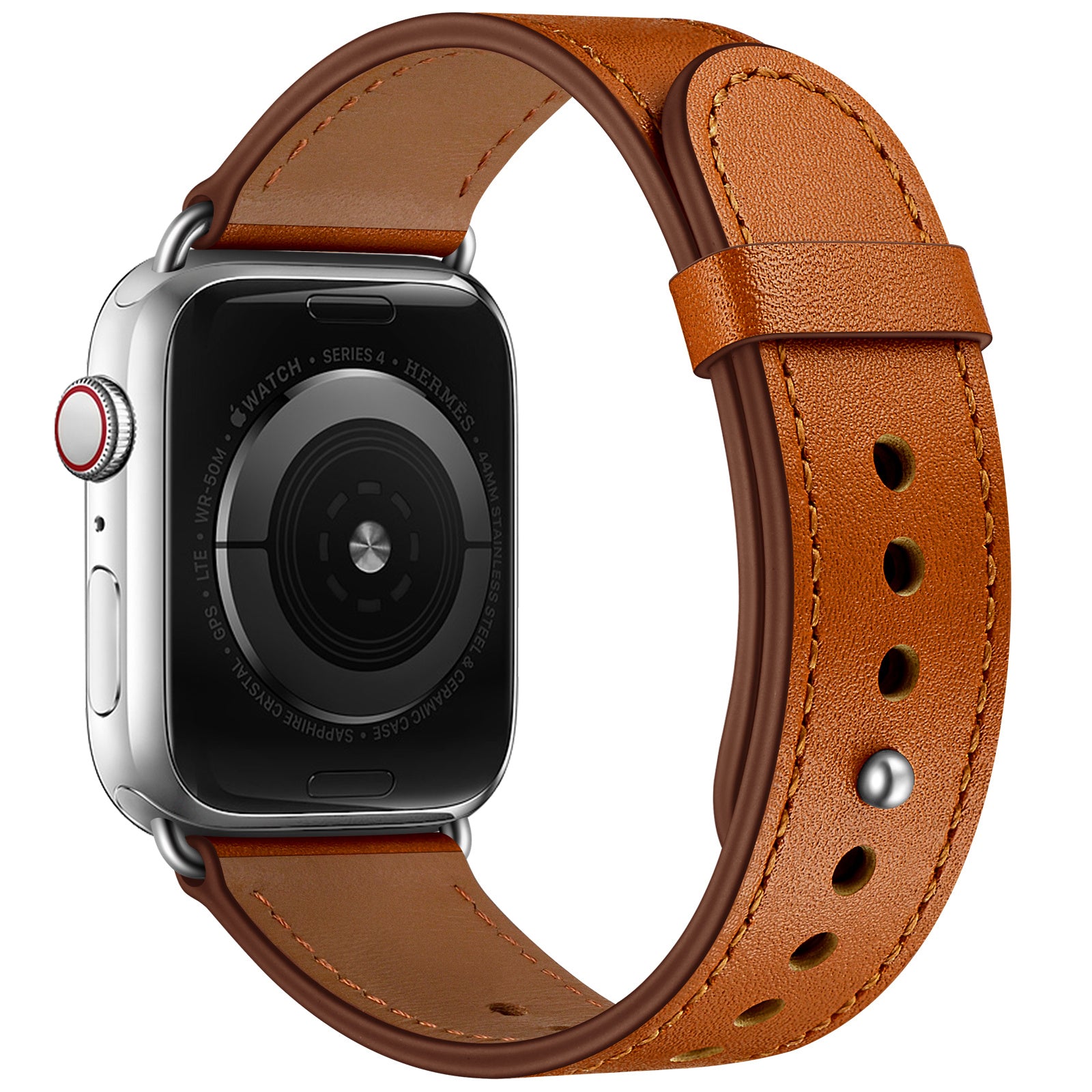 For Apple Watch Ultra 2 Ultra 49mm  /  9 8 7 45mm  /  SE (2023) SE (2022) SE 6 5 4 44mm  /  3 2 1 42mm Watch Band Strap - Leopard