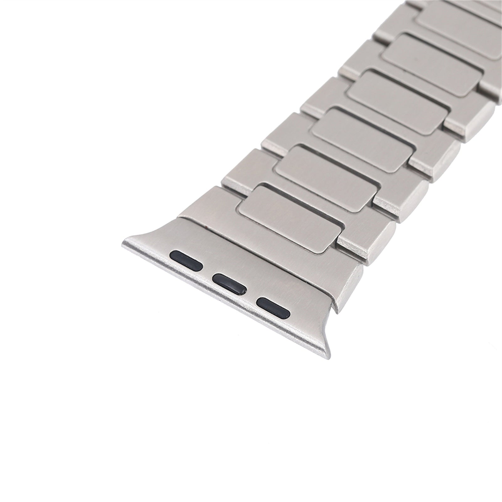 For Apple Watch Series 9 8 7 41mm / 6 5 4 SE (2022) SE (2023) SE 40mm / 3 2 1 38mm Stainless Steel Band Folding Buckle - Black