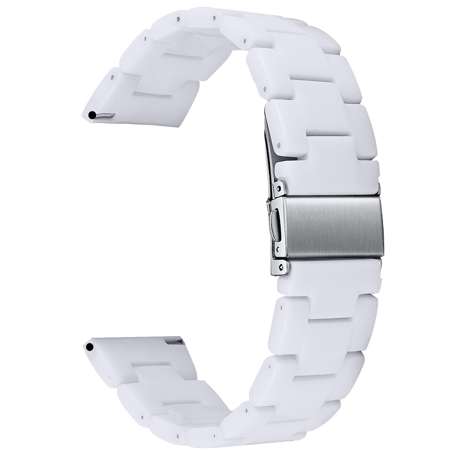 For Nokia Withings Steel HR 40mm Watch Strap 20mm Waterproof Resin Acrylic Bracelet Band - Style A