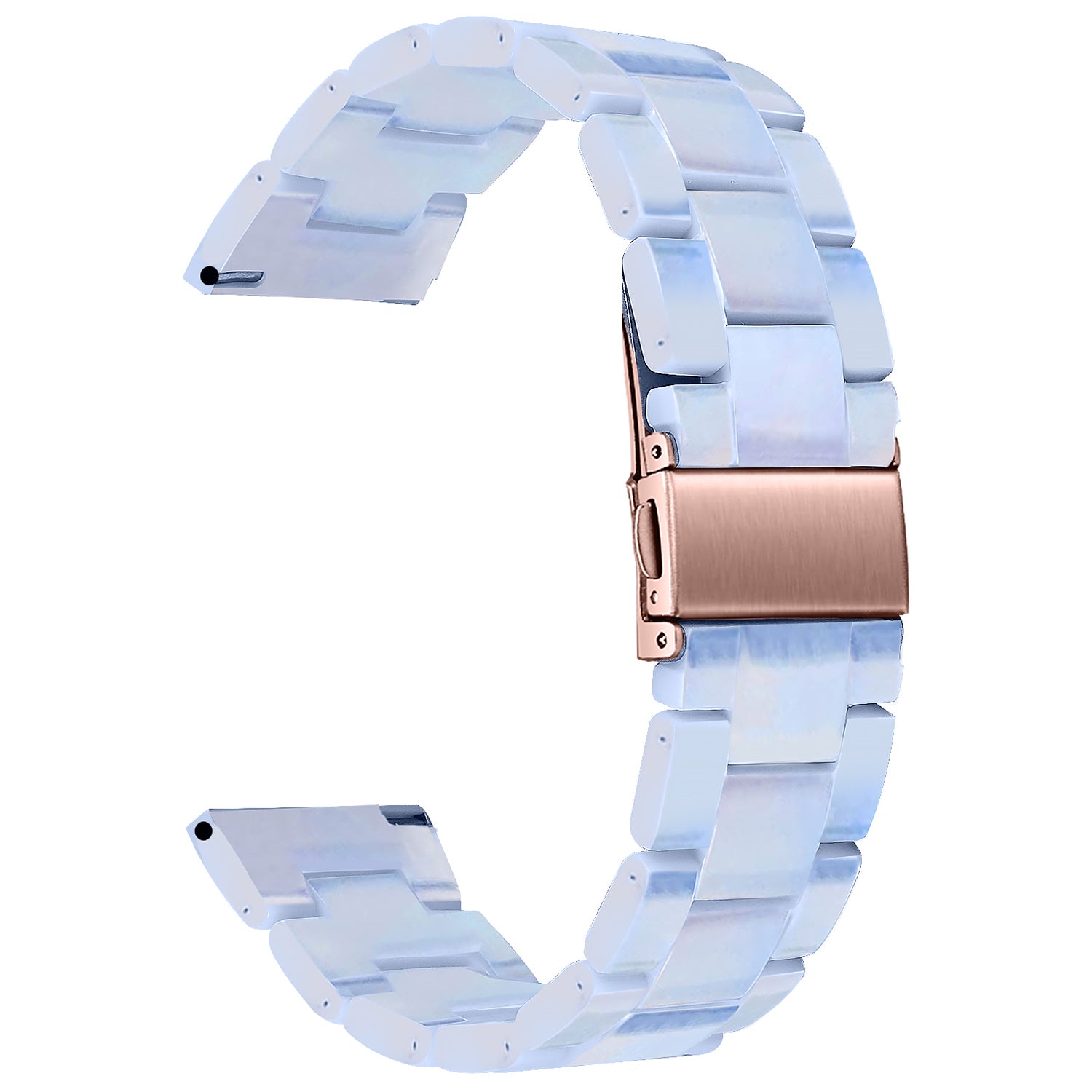 For Nokia Withings Steel HR 40mm Waterproof Resin Acrylic Smart Watch Band Strap 20mm - Style A