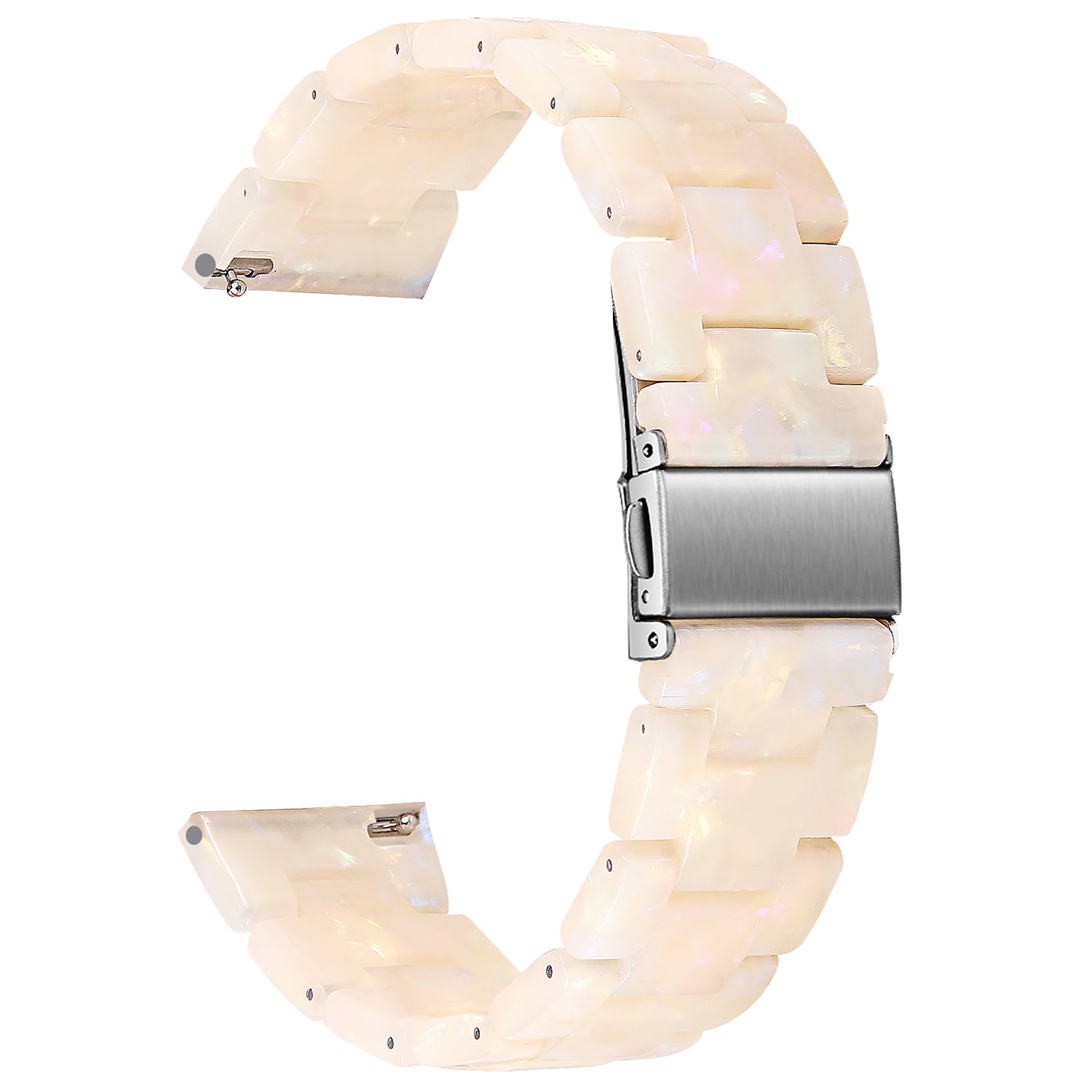 For Nokia Withings Steel HR 40mm Waterproof Resin Acrylic Smart Watch Band Strap 20mm - Style A