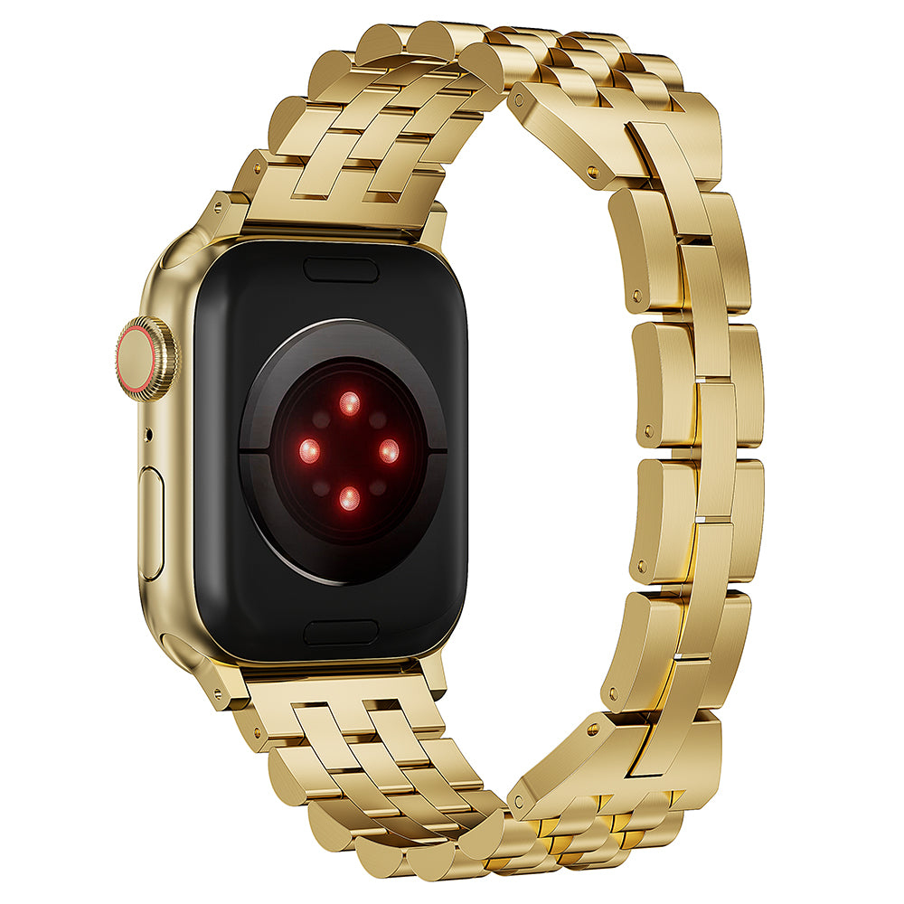 For Apple Watch Ultra 2 Ultra 49mm / 9 8 7 45mm / SE (2023) SE (2022) SE 6 5 4 44mm / 3 2 1 42mm Metal Strap Replacement - Black