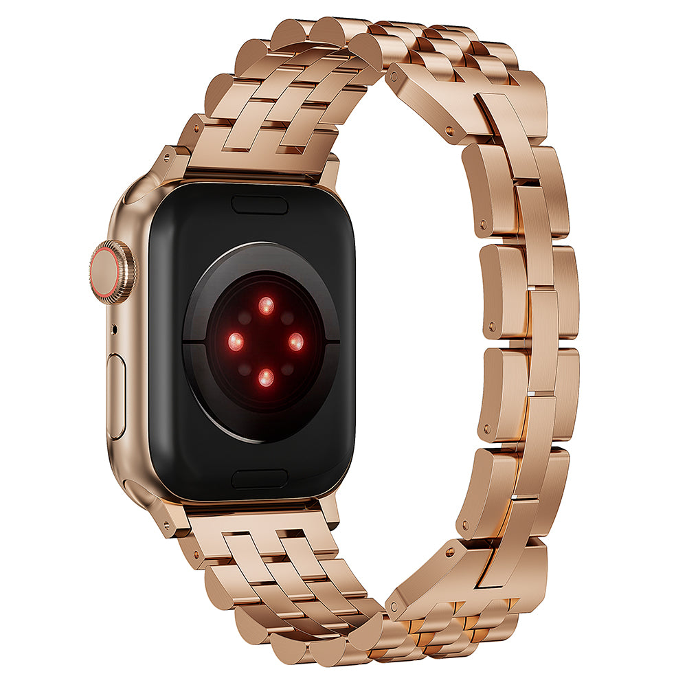 For Apple Watch Ultra 2 Ultra 49mm / 9 8 7 45mm / SE (2023) SE (2022) SE 6 5 4 44mm / 3 2 1 42mm Metal Strap Replacement - Black