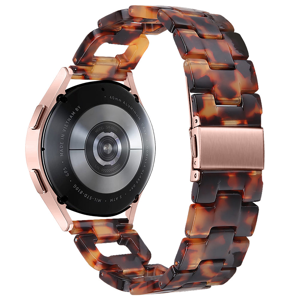 For Misfit Vapor Replacement Watchband Resin D-Shape Bracelet Watch Strap - Rainbow
