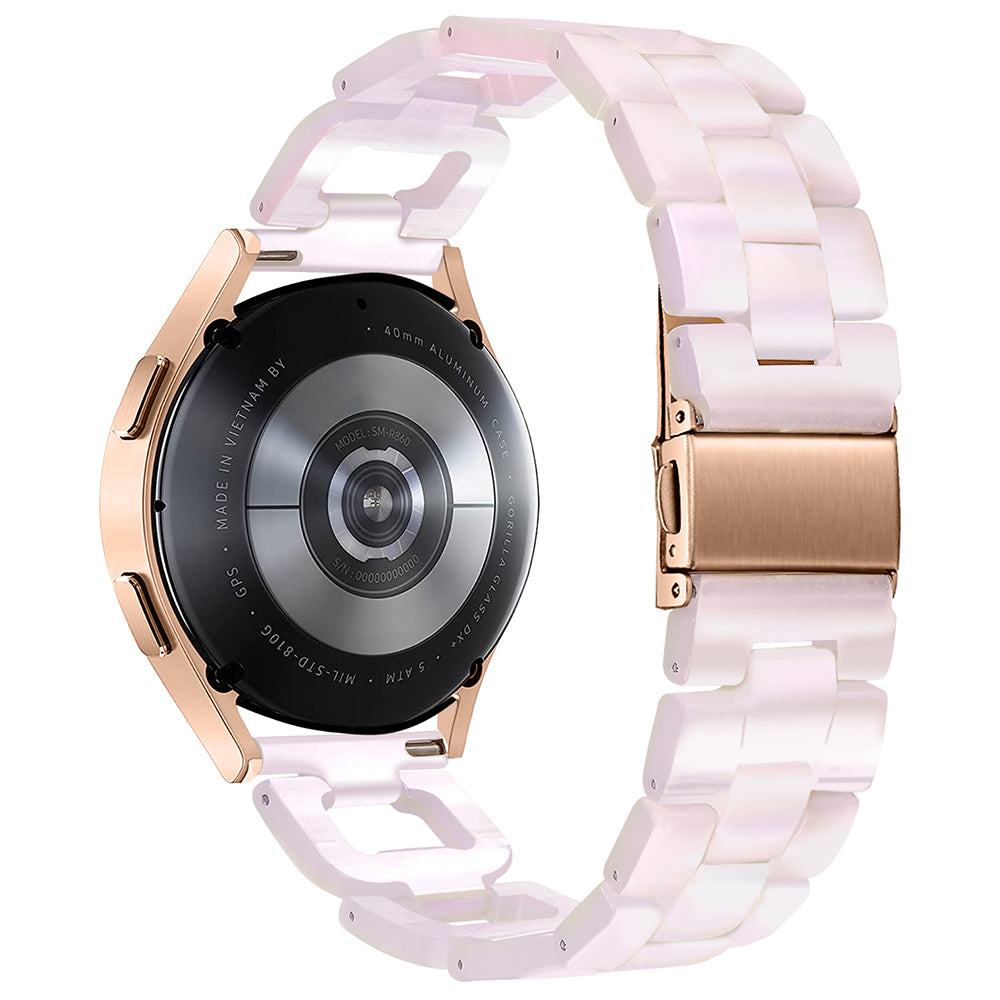For Huawei Watch 2 / GT 2 42mm / GT 3 42mm D-Shape Strap Resin Smart Watch Band - Rainbow