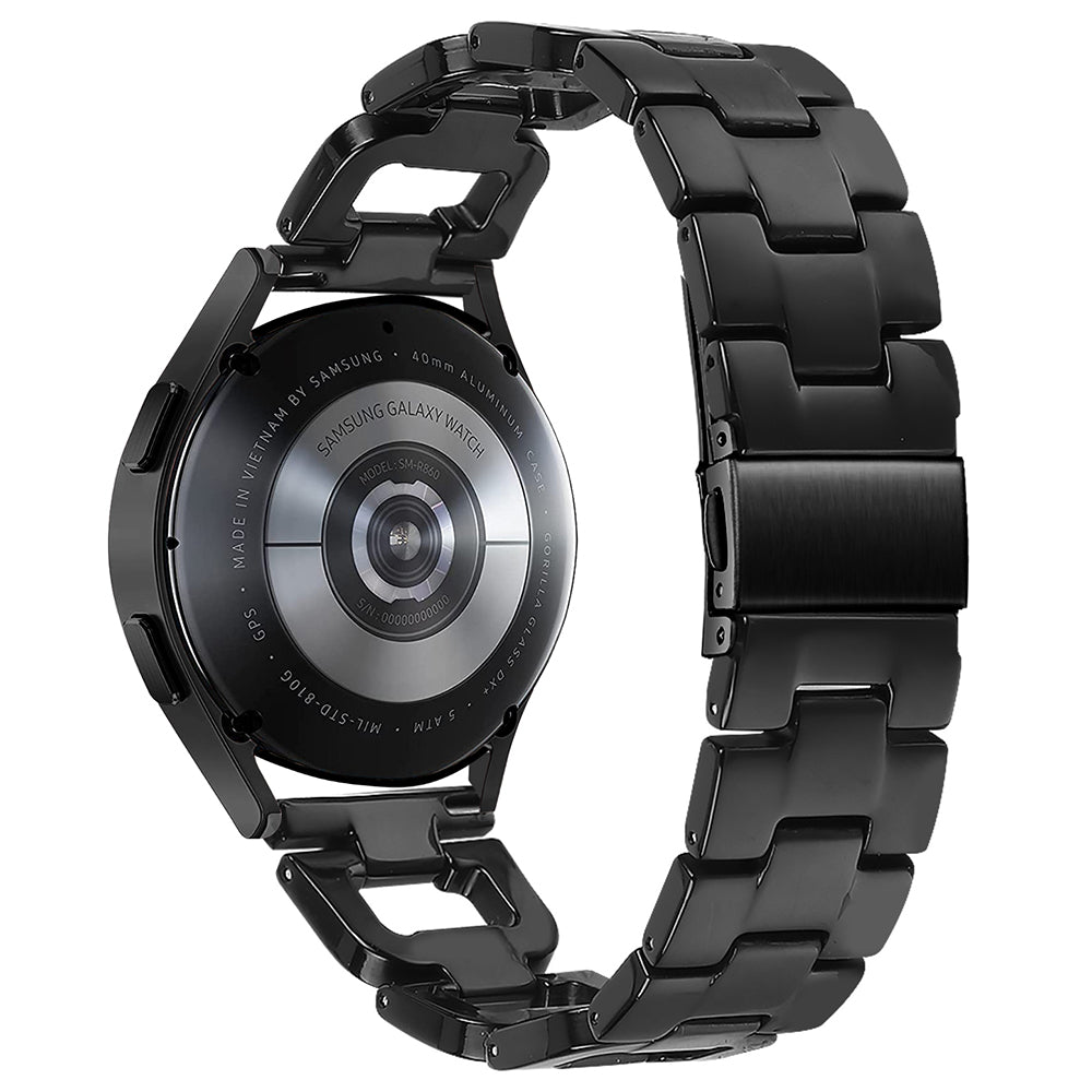 For Samsung Galaxy Watch 5 40mm / 44mm / Watch 5 Pro 45mm Smart Watch D-Shape Resin Bracelet Watchband - Rainbow