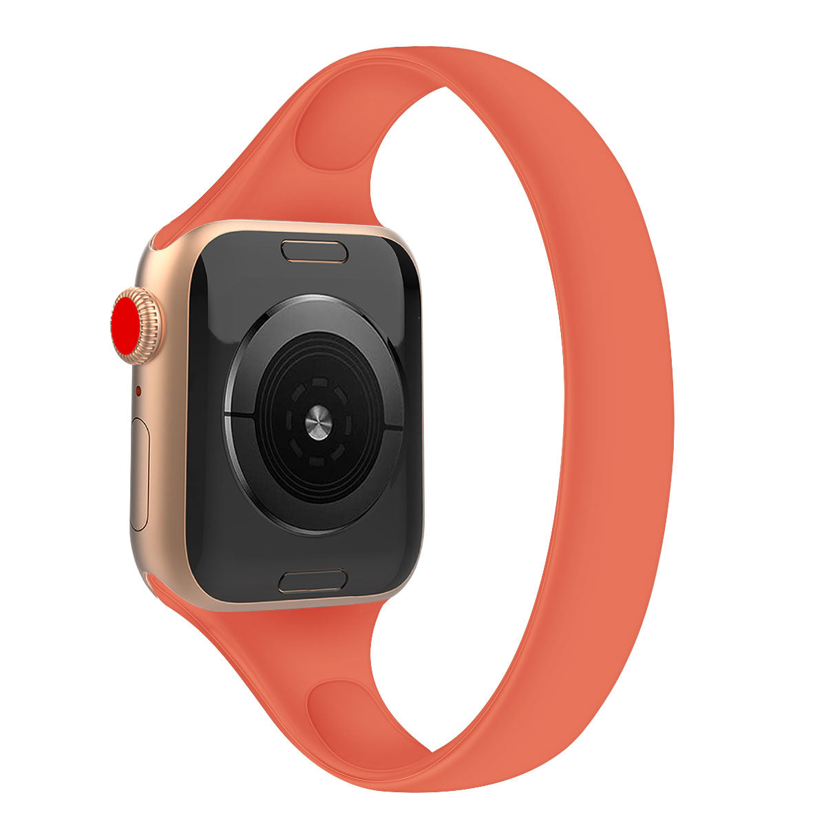For Apple Watch Series 1 / 2 / 3 38mm / Watch Series4 / 5 / 6 / SE / SE (2022) / SE (2023) Silicone Band Strap, Size: XS - White