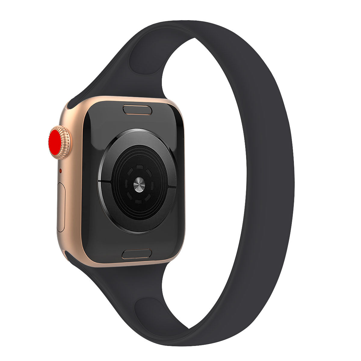 For Apple Watch Series 1 / 2 / 3 38mm / Watch Series4 / 5 / 6 / SE / SE (2022) / SE (2023) Silicone Band Strap, Size: XS - White