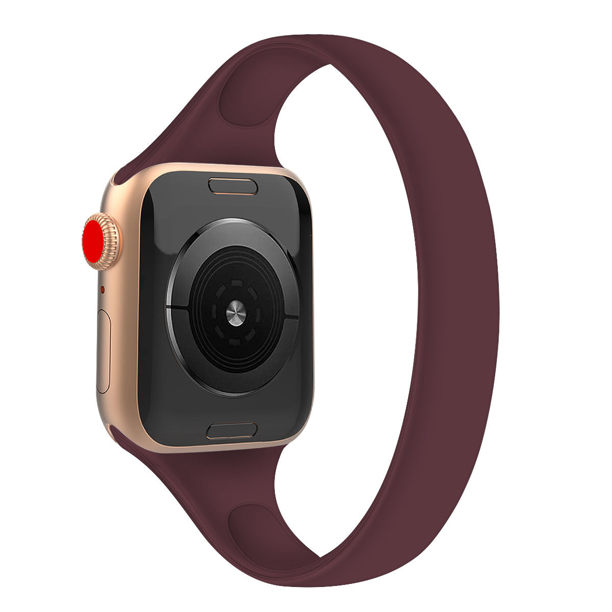 For Apple Watch Series 1 / 2 / 3 38mm / Watch Series4 / 5 / 6 / SE / SE (2022) / SE (2023) Silicone Band Strap, Size: XS - White