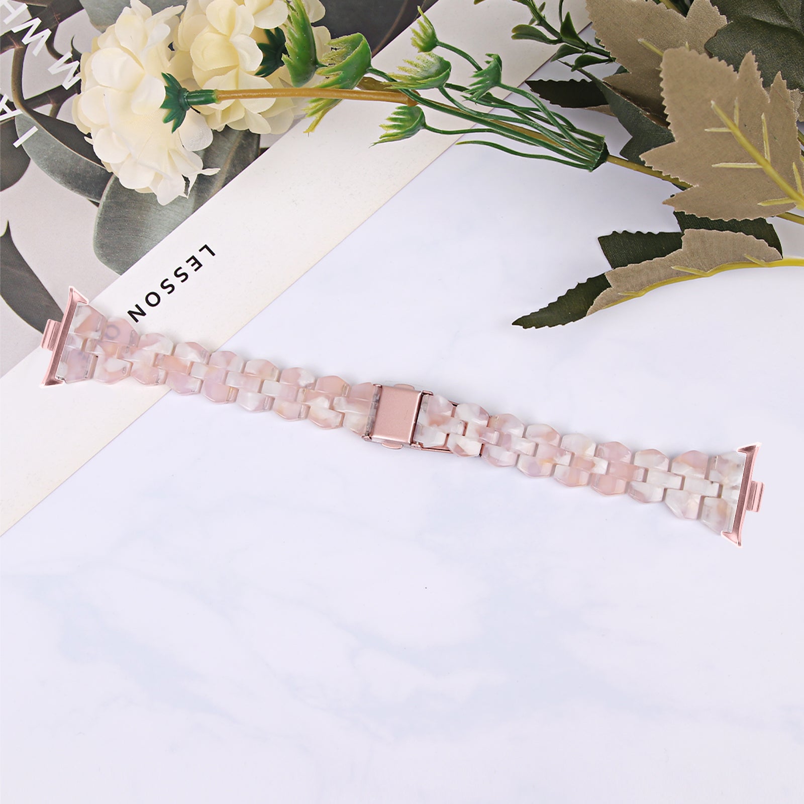 Bracelet Band for Xiaomi Smart Band 8 Pro Rhombus Resin Watch Strap - Style A
