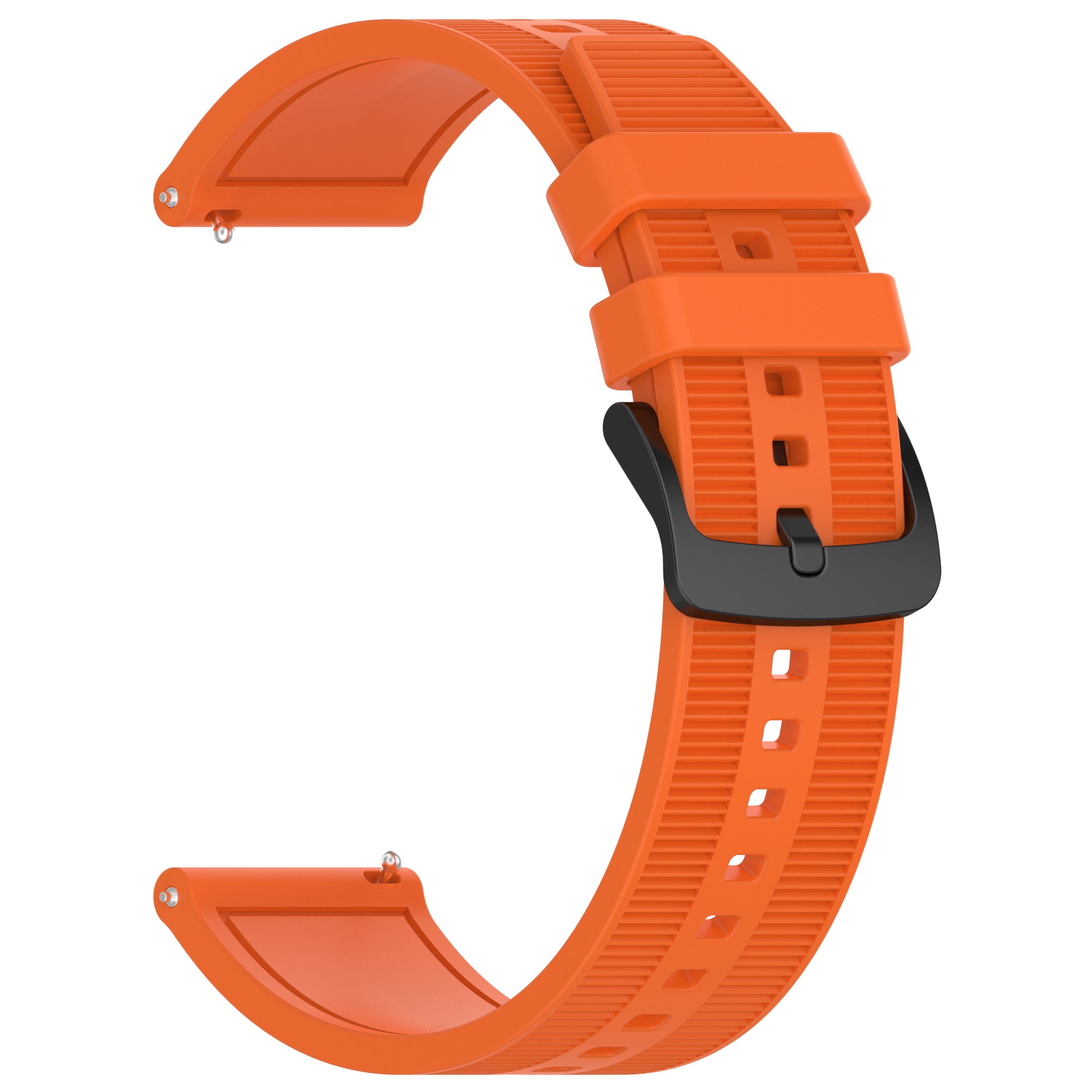 For Huawei Watch GT 4 / Garmin Venu 2 Watch Band 22mm Soft Silicone Wrist Strap - Orange