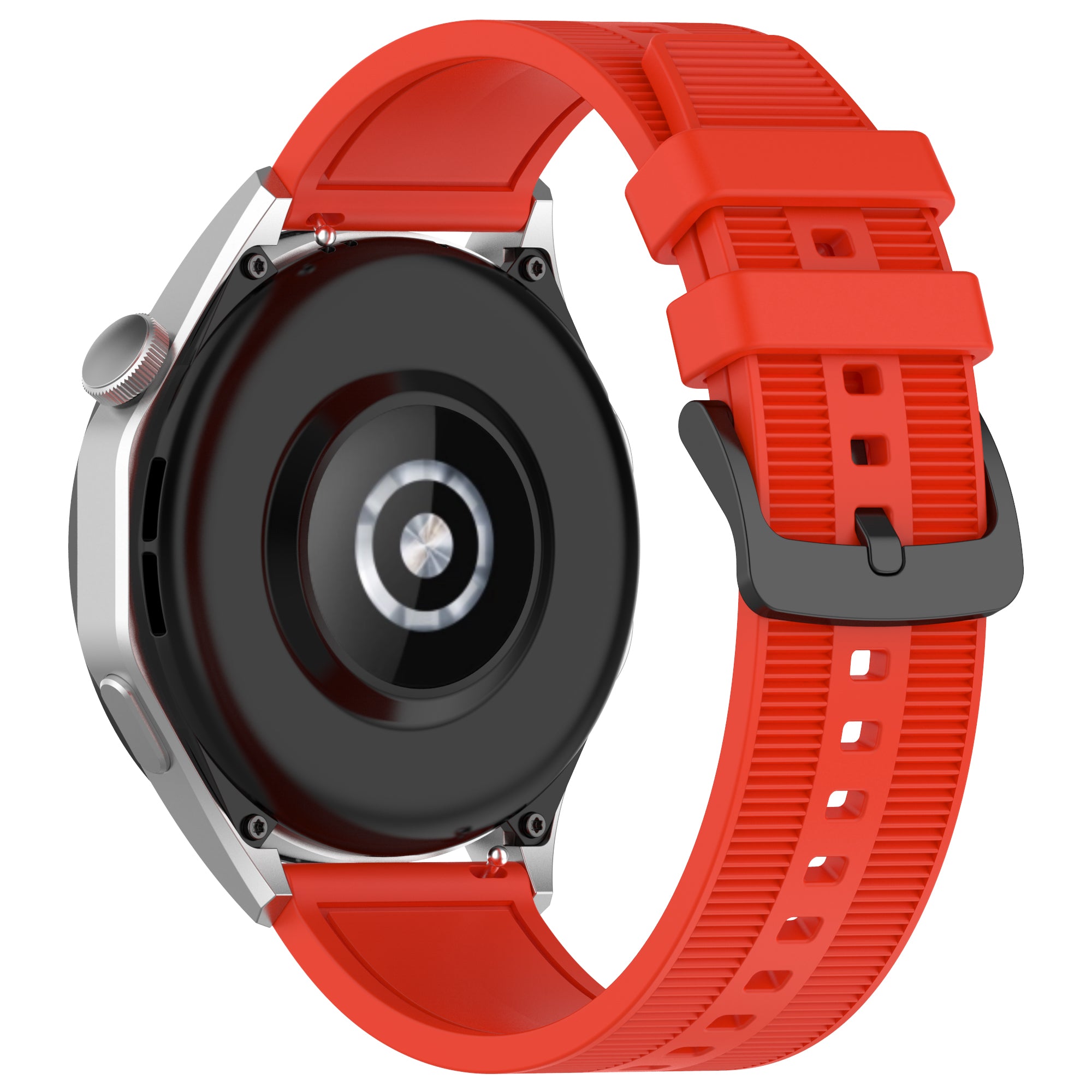 For Huawei Watch GT 4 / Garmin Venu 2 Watch Band 22mm Soft Silicone Wrist Strap - Orange
