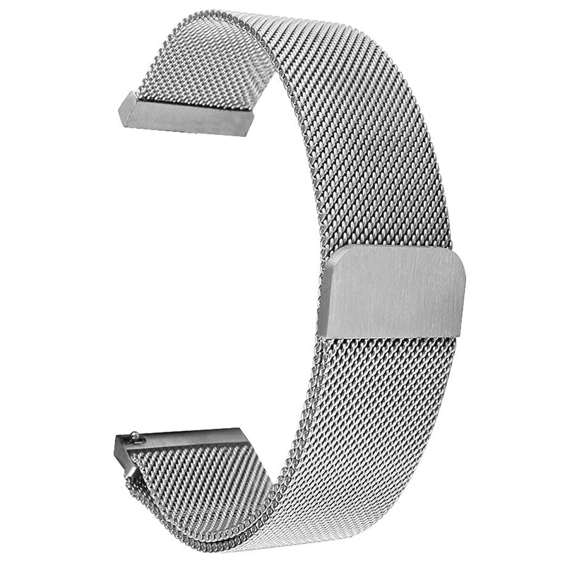 For Garmin Lily 2 Magnetic Watch Strap 14mm Milanese Mesh Wrist Band - Rose Gold