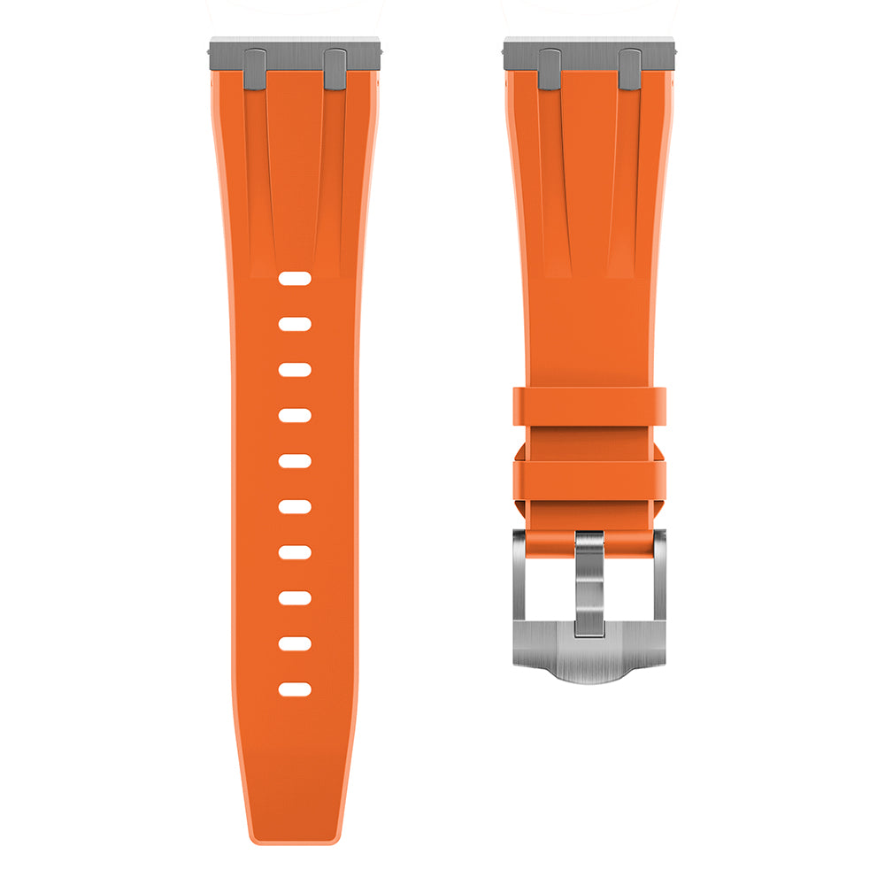 For Samsung Galaxy Watch3 45mm / Gear S3 Classic / Huawei Watch GT 4 46mm Silicone Watch Band 22mm Wrist Strap - Black