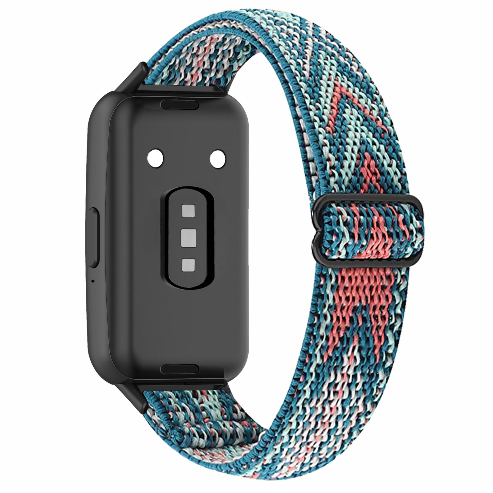 For Samsung Galaxy Fit3 Watch Strap Elastic Nylon Adjustable Smart Watch Band - Rainbow