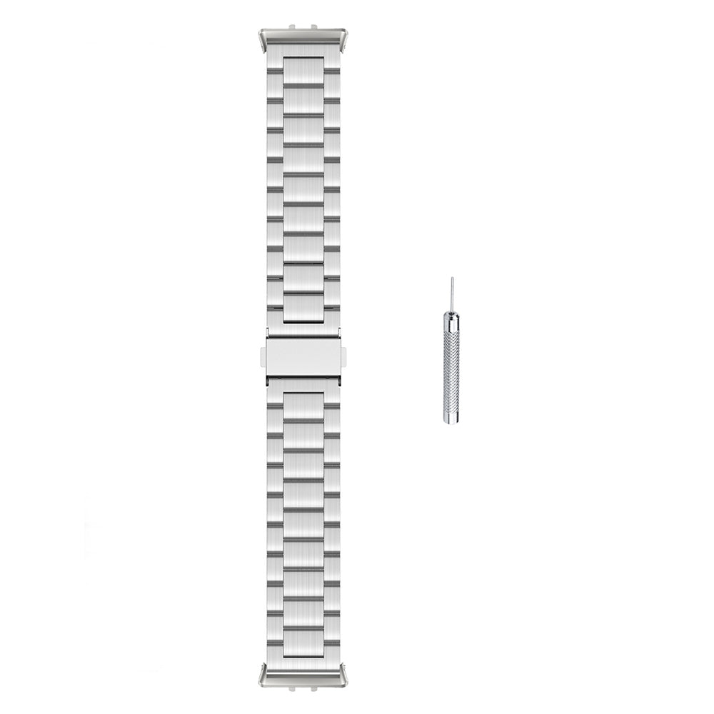 For Samsung Galaxy Fit3 Replacement Strap Quick Release Stainless Steel Watch Band, Silver