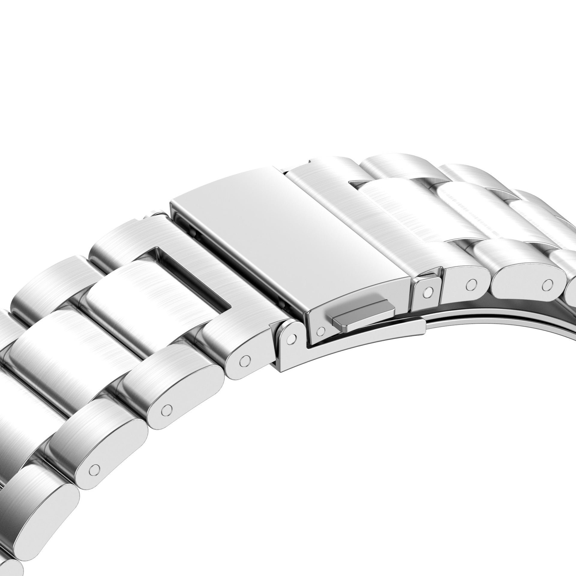 For Samsung Galaxy Fit3 Replacement Strap Quick Release Stainless Steel Watch Band, Silver