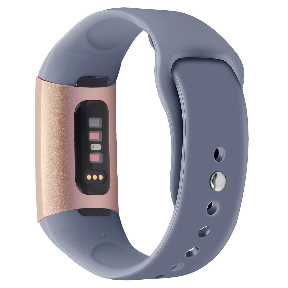For Fitbit Charge 3 / 4 Silicone Replacement Wrist Band Solid Color Watch Band - S / Black