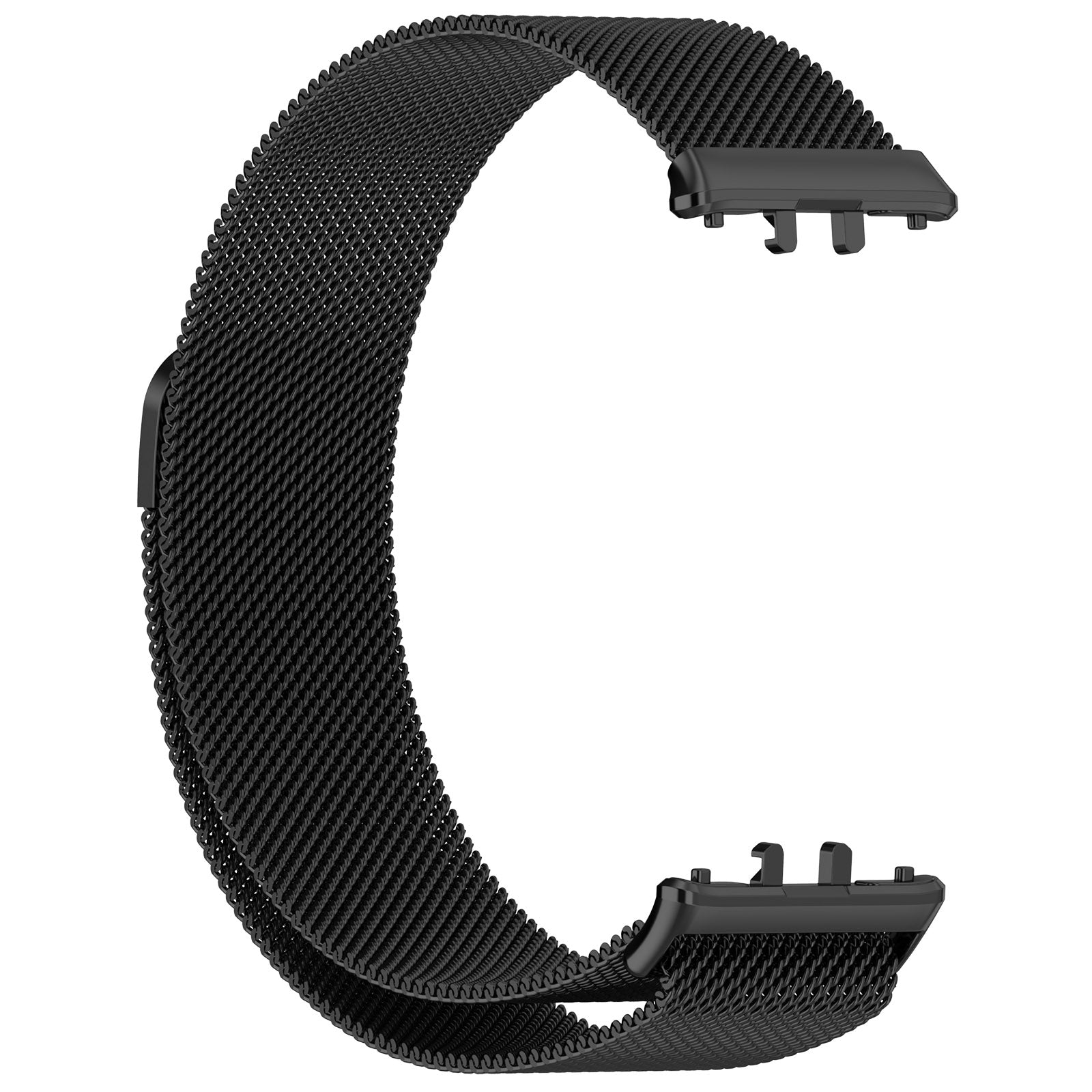 For Samsung Galaxy Fit3 SM-R390 Replacement Wrist Band Magnetic Milanese Watch Strap - Black